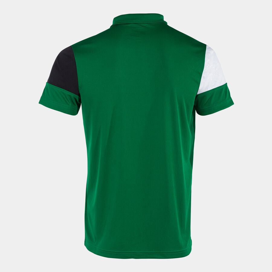 Polo Manches Courtes Crew V – Vert  Noir